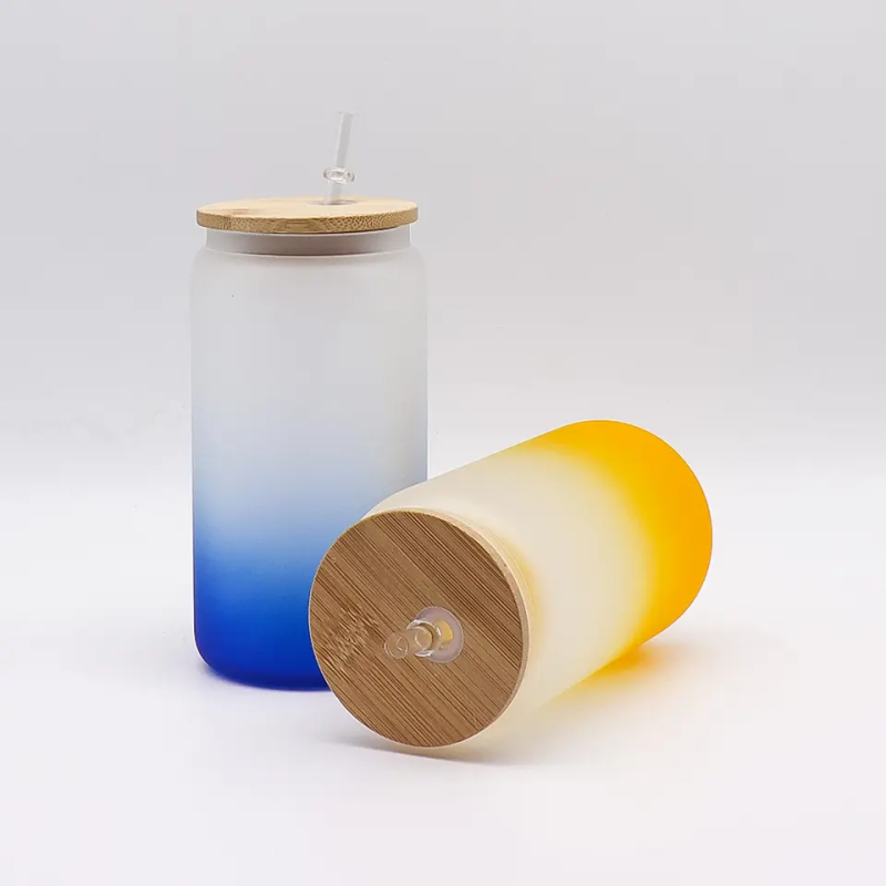 US RTS 16oz Sublimation Gradient Glass Cup (25PCS)