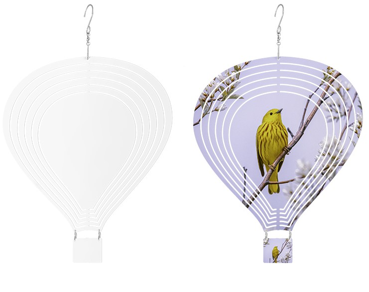 RTS Sublimation Aluminum Double-Side Wind Spinner 10 inch/8 inch Free Shipping(10pcs/20pcs)