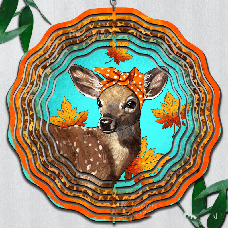 China RTS Sublimation Aluminum Double-Side Wind Spinner 10 inch (10pcs/20pcs) (Free Shipping by Air)