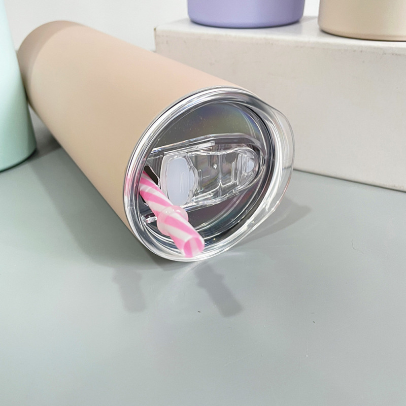 NEW China RTS 20oz Sublimation Colorful Matte Straight Tumbler Free Shipping (25PCS/50PCS)