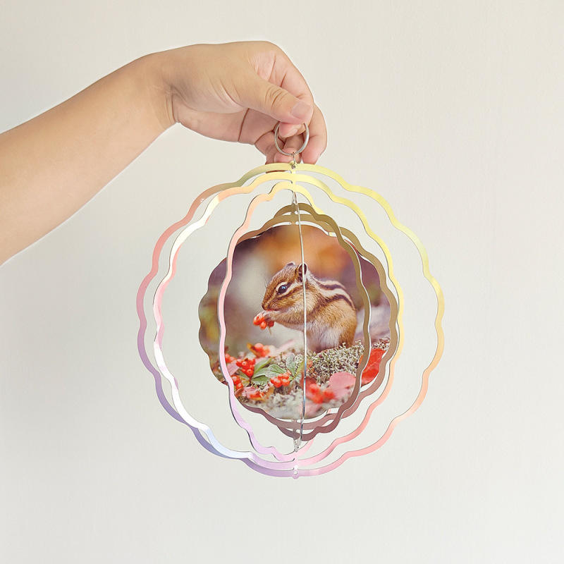China RTS Sublimation Aluminum Double-Side Wind Spinner 10 inch (10pcs/20pcs) (Free Shipping by Air)