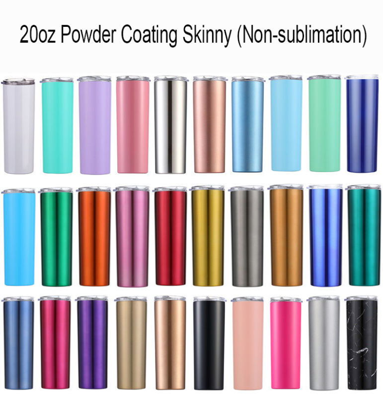 China RTS 20oz Powder Coated Matte Tumbler Free Shipping (25PCS/50PCS)