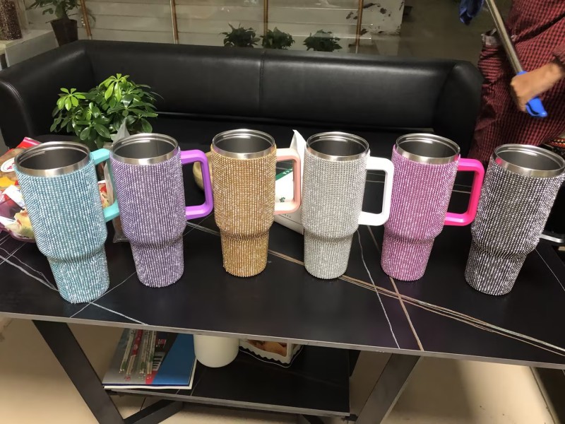 NEW China RTS 40oz Diamond Mug Free Shipping (25PCS)