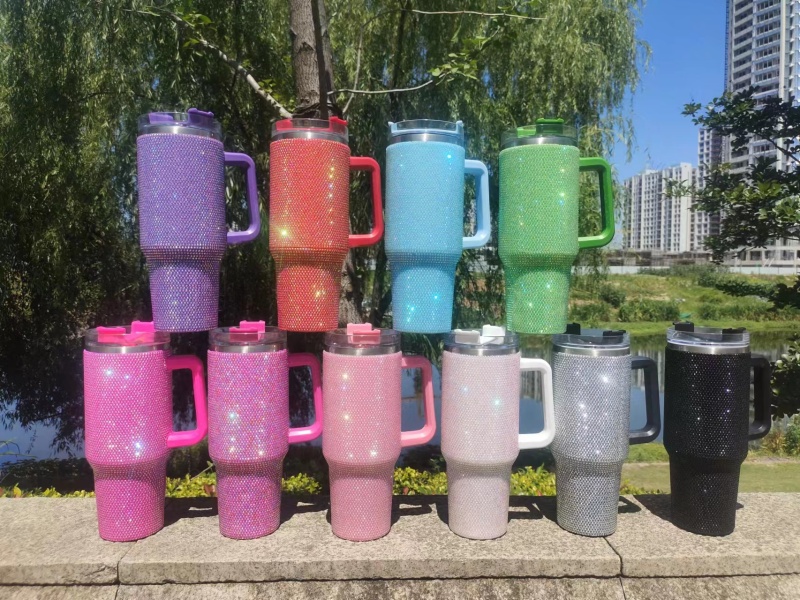 NEW China RTS 40oz Diamond Mug Free Shipping (25PCS)