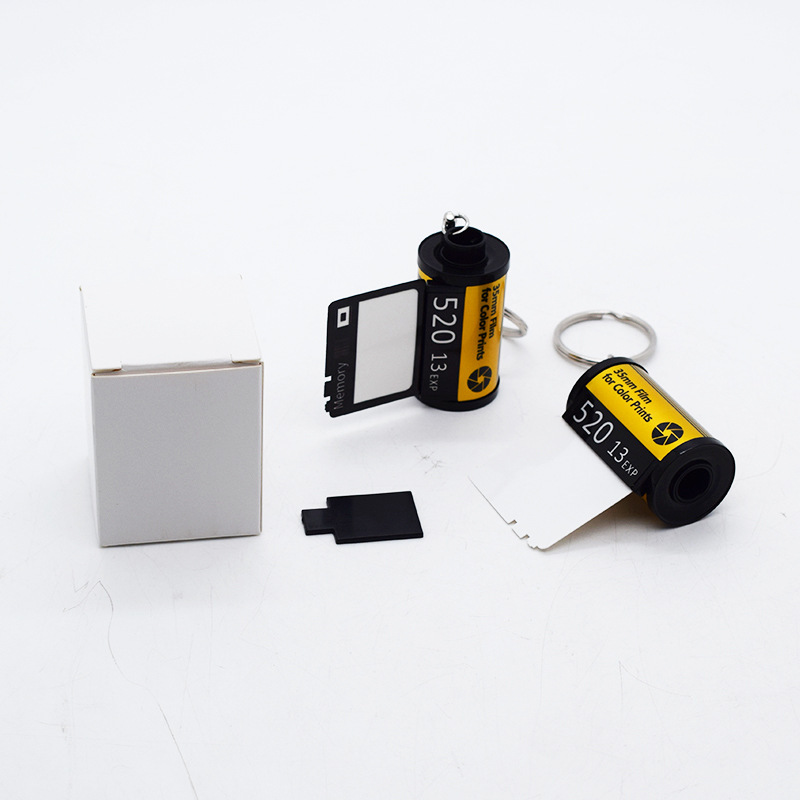 NEW China RTS Sublimation Double-sides Blank Film Key Chain Free Shipping (50pcs/100pcs)