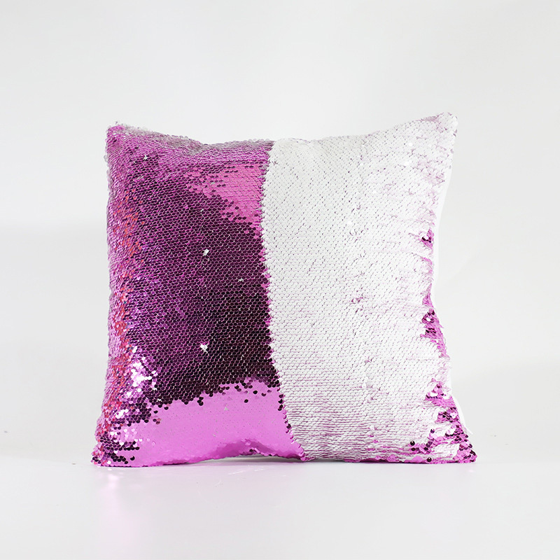 RTS 16*16inch Sublimation Magic Sequin Pillow Case Heart Square Shape Free Shipping (10pcs/20pcs)