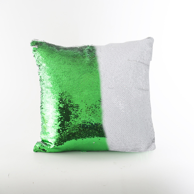 RTS 16*16inch Sublimation Magic Sequin Pillow Case Heart Square Shape Free Shipping (10pcs/20pcs)