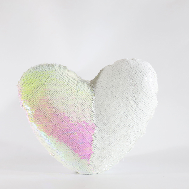 RTS 16*16nch Sublimation Pillow Case Heart Square Shape Free Shipping (10pcs/20pcs)