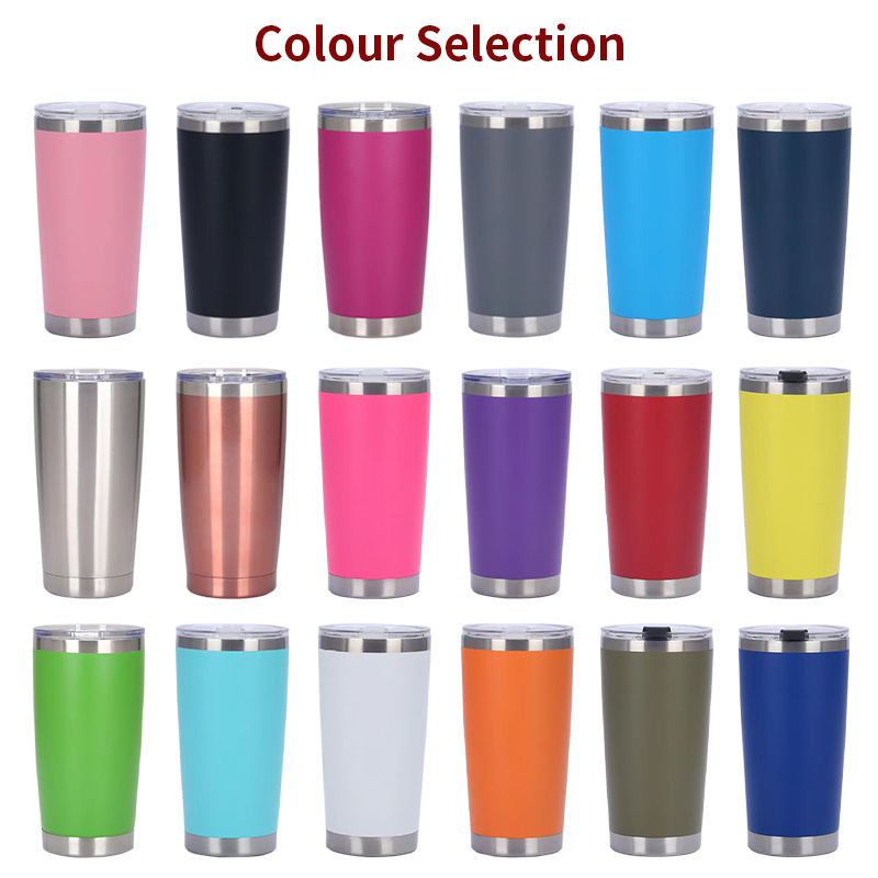 RTS 20oz Powder Coated Travel Mug Free Shipping (25pcs/50pcs)