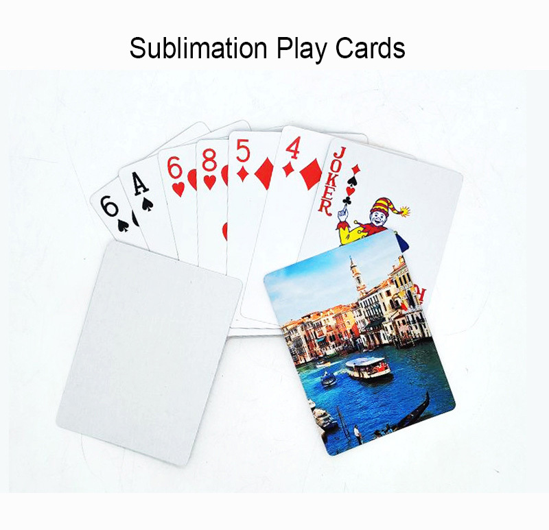 RTS Sublimation Playing Cards Free Shipping (10pcs/20pcs)