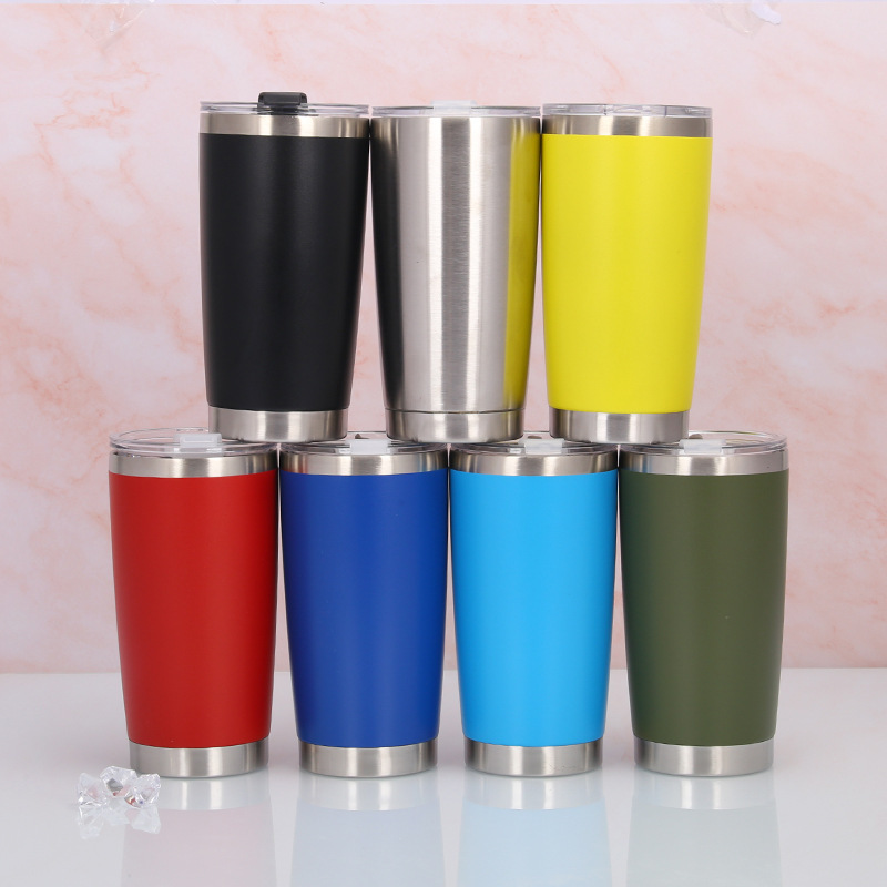 RTS 20oz Powder Coated Travel Mug Free Shipping (25pcs/50pcs)