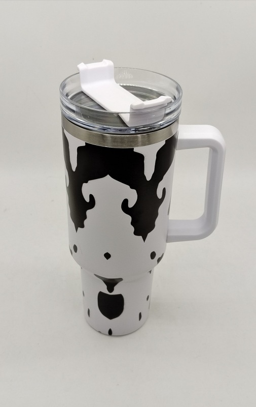 US RTS 40oz Non-sublimation Cow Print & Leopard Print Mug (16PCS)