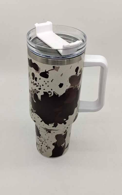 US RTS 40oz Non-sublimation Cow Print & Leopard Print Mug (16PCS)