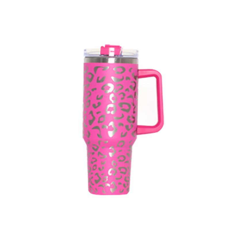 US RTS 40oz Non-sublimation Leopard Print Mug (16PCS)