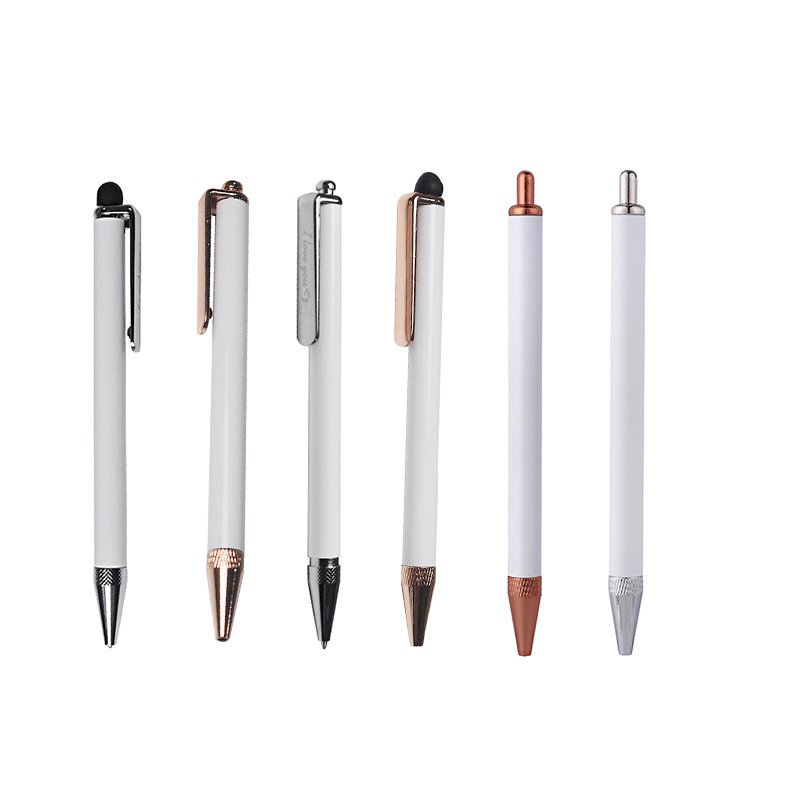 RTS Sublimation White Pen with Shrink Wrap Free Shipping (200pcs)