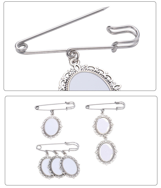 RTS Sublimation Aluminum Graduation Brooch Pin Gift Free Shipping (30pcs/60pcs)