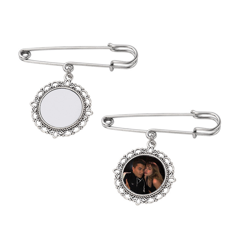 RTS Sublimation Aluminum Graduation Brooch Pin Gift Free Shipping (30pcs/60pcs)