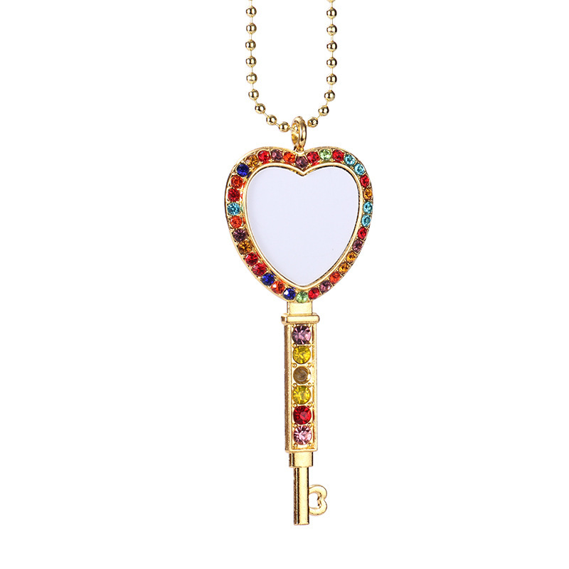 RTS Sublimation Aluminum Memorial Necklacce Jewelry Free Shipping (30pcs/60pcs)