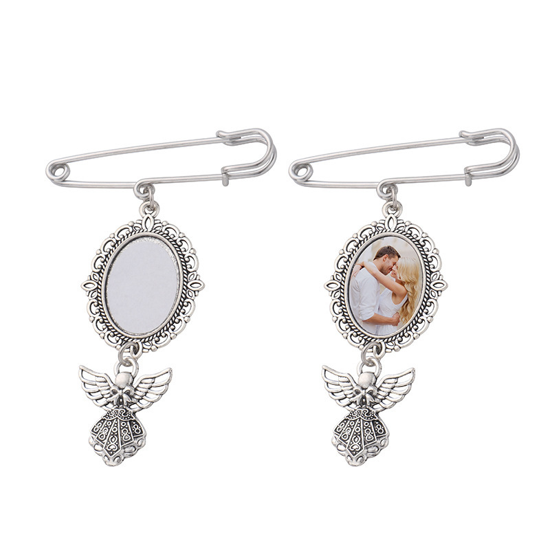 RTS Sublimation Aluminum Graduation Brooch Pin Gift Free Shipping (30pcs/60pcs)