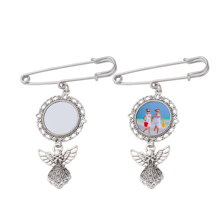 RTS Sublimation Aluminum Graduation Brooch Pin Gift Free Shipping (30pcs/60pcs)