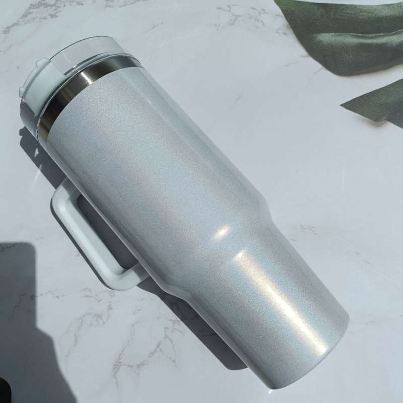 RTS US 40oz Sublimation Glitter Shimmer Blank Mug Free Shipping (16PCS)