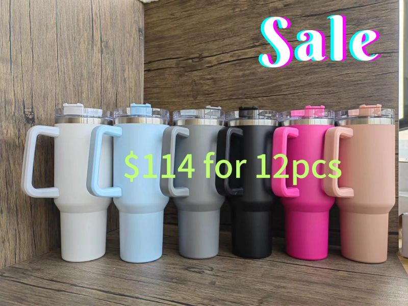 US RTS 40oz Non-Sublimation Mug Free Shipping (12PCS)