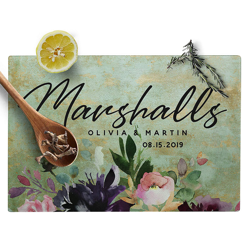RTS Sublimation Glass Cutting Board Free Shipping (10pcs)