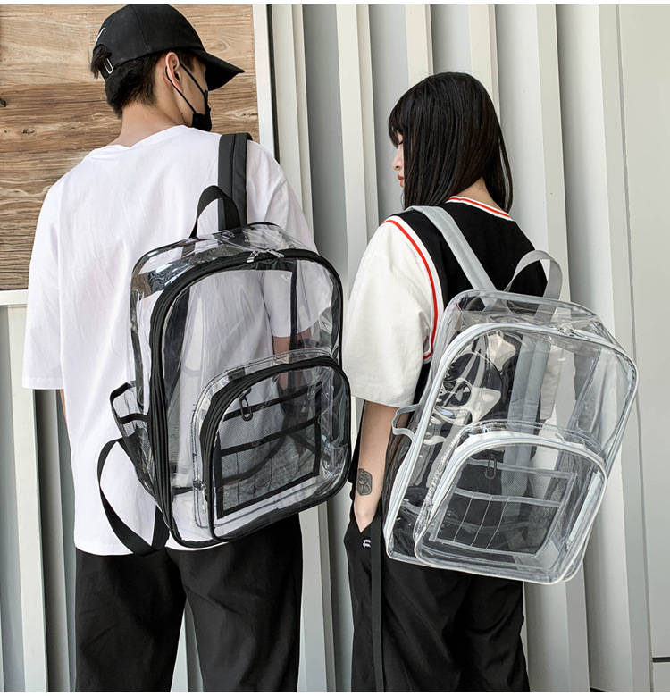 RTS Clear Backpack Non-sublimation Free Shipping (5pcs/10pcs)