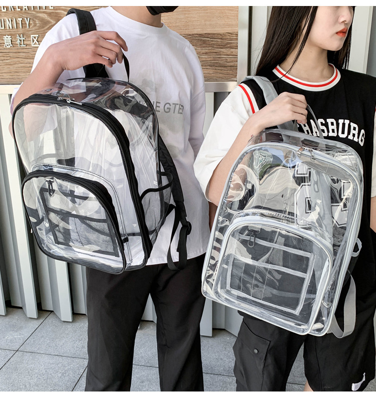 RTS Clear Backpack Non-sublimation Free Shipping (5pcs/10pcs)
