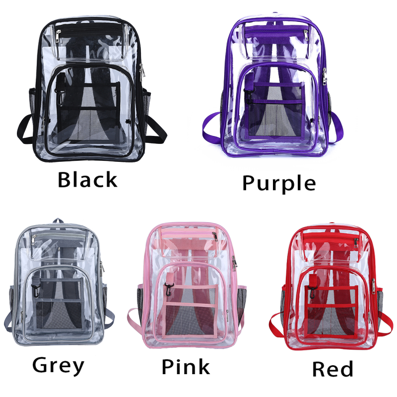RTS Clear Backpack Non-sublimation Free Shipping (5pcs/10pcs)