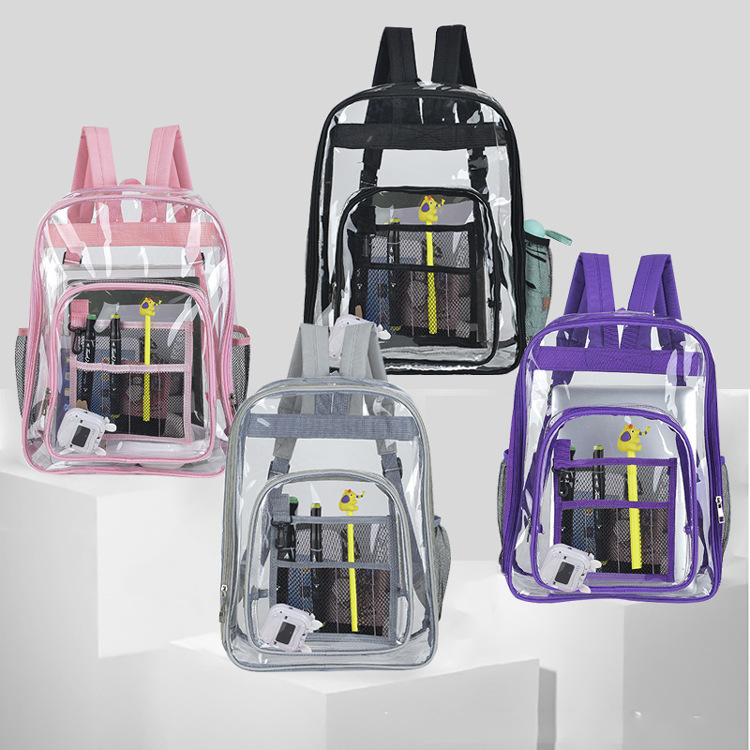 RTS Clear Backpack Non-sublimation Free Shipping (5pcs/10pcs)