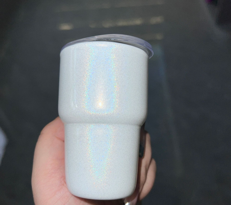 NEW RTS 2oz Sublimation Glitter Clear Frosted Shot Glass Mix Colors (20pcs/50pcs)