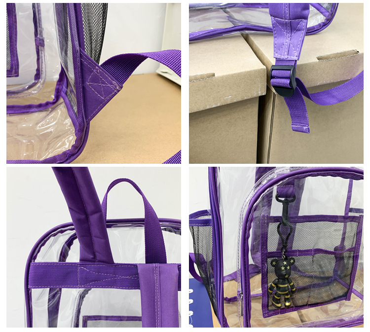 RTS Clear Backpack Non-sublimation Free Shipping (5pcs/10pcs)