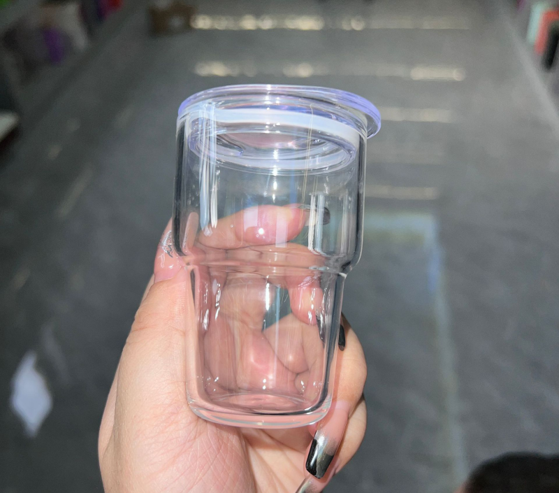 NEW RTS 2oz Sublimation Glitter Clear Frosted Shot Glass Mix Colors (20pcs/50pcs)
