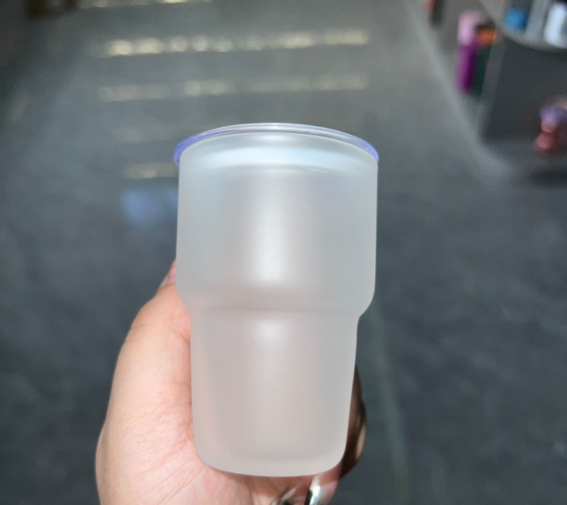 NEW RTS 2oz Sublimation Glitter Clear Frosted Shot Glass Mix Colors (20pcs/50pcs)