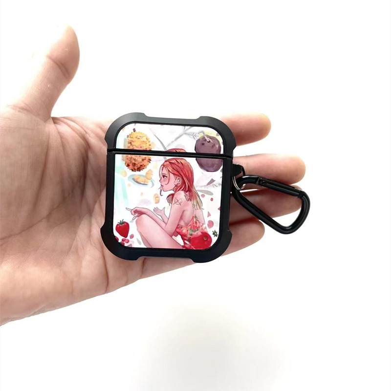 RTS Soft TPU Sublimation Case Cover for Air Pod with Keychain Free Shipping (25pcs/50pcs)