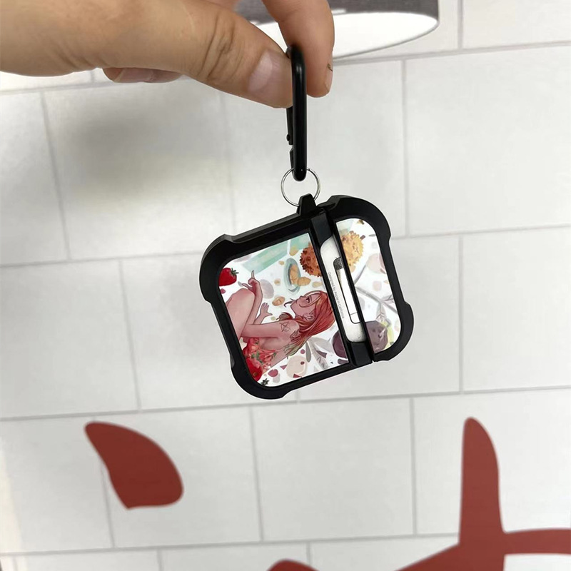 RTS Soft TPU Sublimation Case Cover for Air Pod with Keychain Free Shipping (25pcs/50pcs)