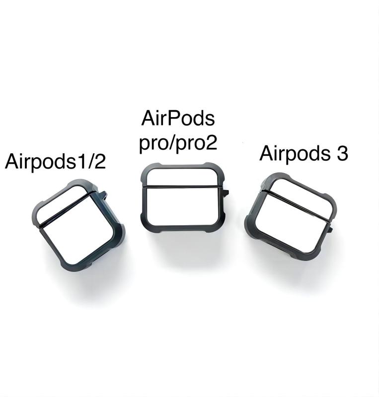 RTS Soft TPU Sublimation Case Cover for Air Pod with Keychain Free Shipping (25pcs/50pcs)