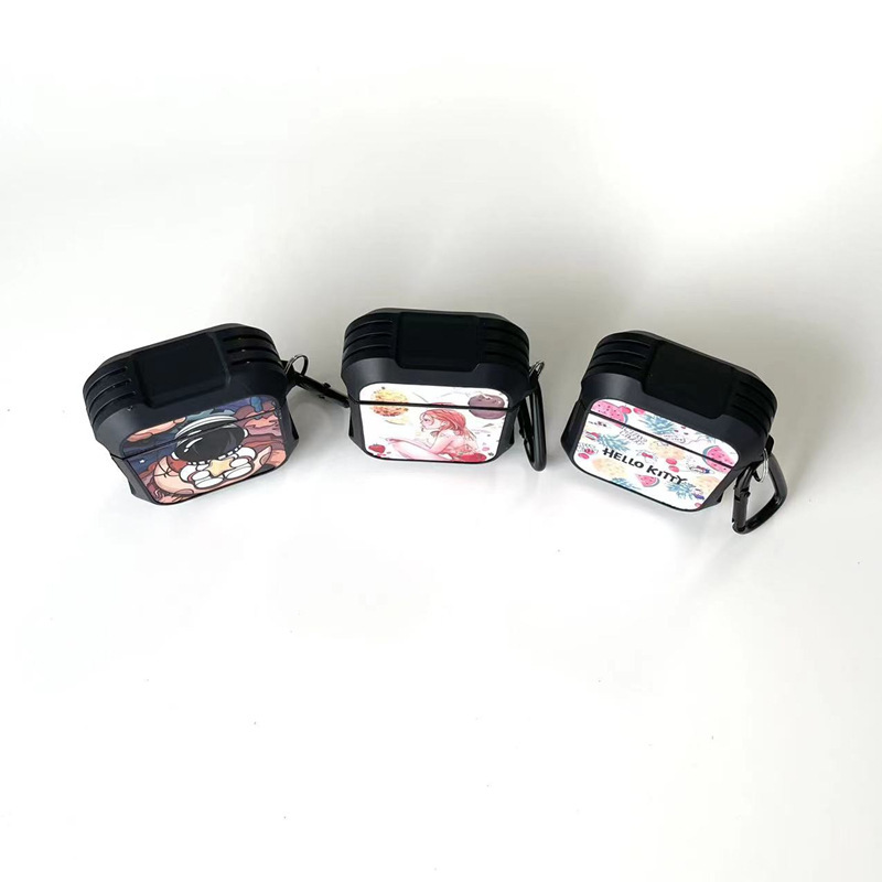 RTS Soft TPU Sublimation Case Cover for Air Pod with Keychain Free Shipping (25pcs/50pcs)