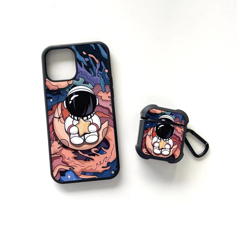 RTS Soft TPU Sublimation Case Cover for Air Pod with Keychain Free Shipping (25pcs/50pcs)