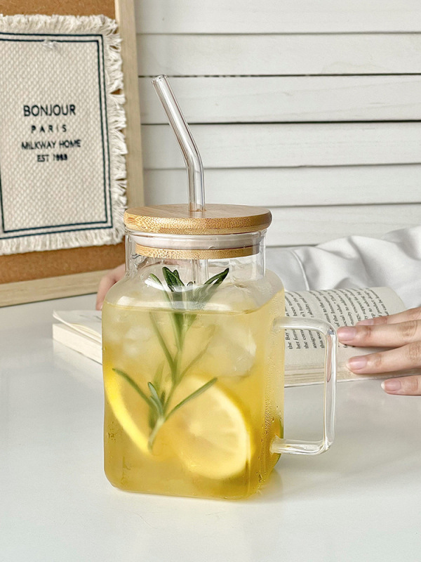 NEW China RTS Non-Sublimation 620ml Glass Can Jar Free Shipping (50PCS)