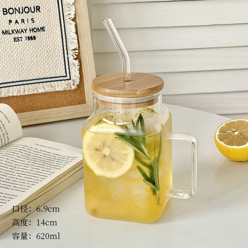 NEW China RTS Non-Sublimation 620ml Glass Can Jar Free Shipping (50PCS)