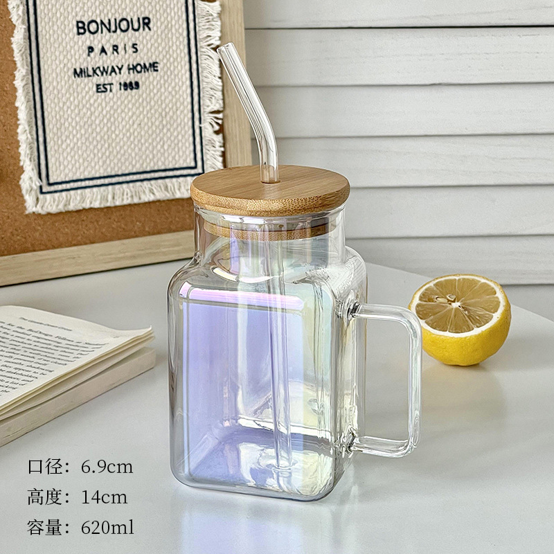 NEW China RTS Non-Sublimation 620ml Glass Can Jar Free Shipping (50PCS)