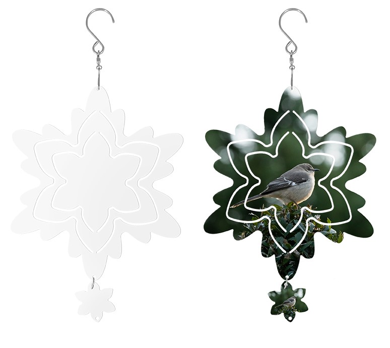 RTS Sublimation Aluminum Double-Side Wind Spinner 10 inch/8 inch Free Shipping(10pcs/20pcs)