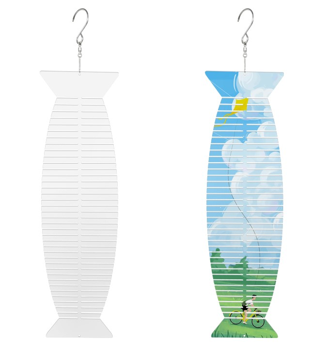 RTS Sublimation Aluminum Double-Side Wind Spinner 10 inch/8 inch Free Shipping(10pcs/20pcs)