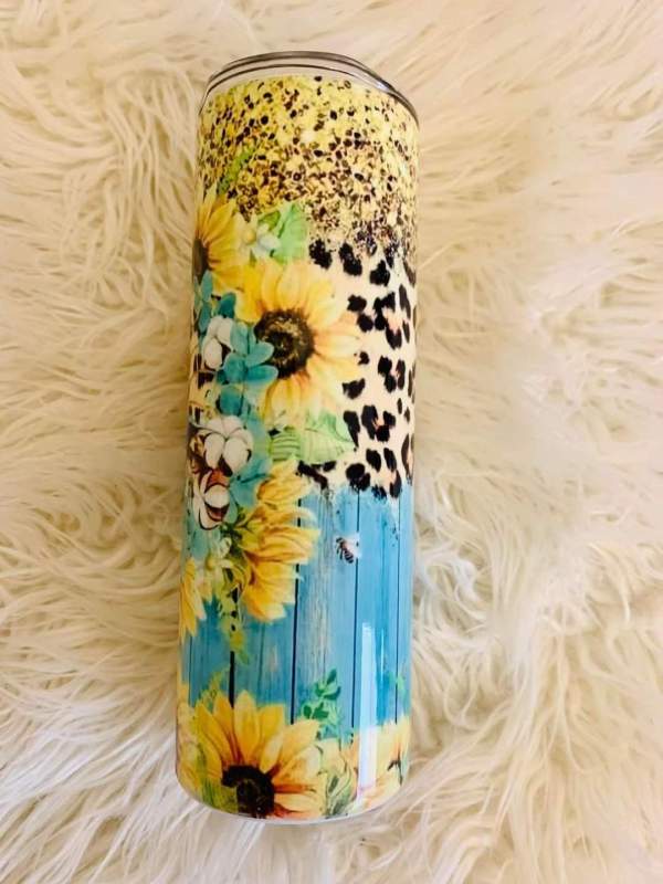 RTS 20oz/30oz Flat-Edge Sublimation Straight Glossy Tumbler Skinny