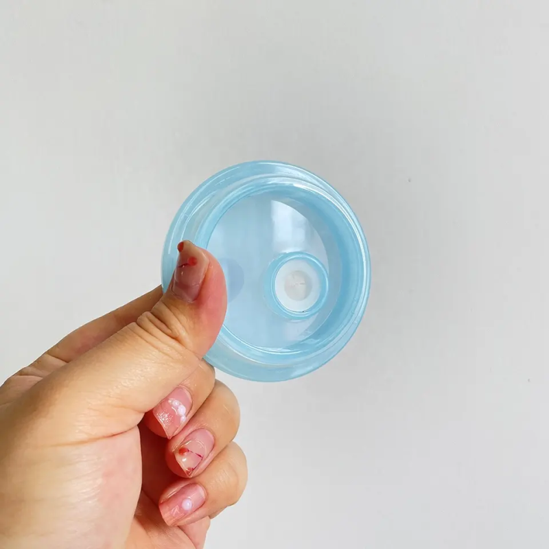 RTS Colored PP Lid/Tops fit 16oz & 20oz Glass Can Free Shipping (100pcs))
