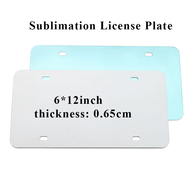 6 Inch X 3 Inch 10 Pack Sublimation License Plate Blanks,heat Thermal  Transfer Diy Picture,aluminum