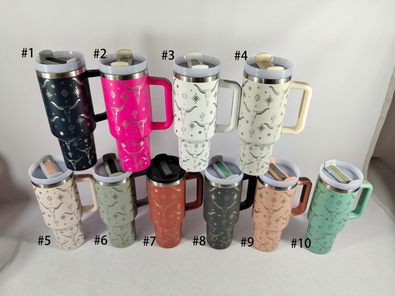NEW China RTS 40oz Generation 2.0 Ox-head Print Mug Free Shipping (12PCS/25PCS)