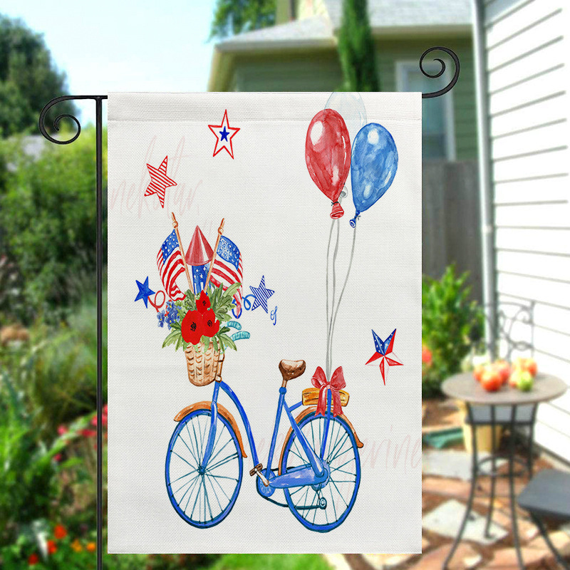 RTS 11.8*18.1inch Double Sided Garden Flag Free Shipping (without flag stand) (30PCS/50PCS)